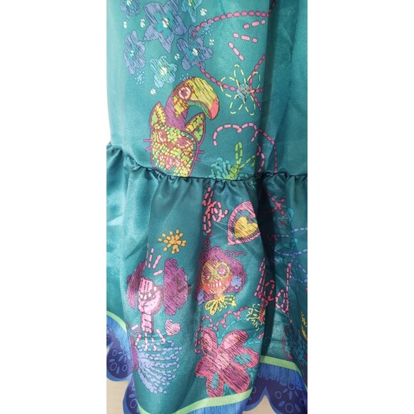 Disney Encanto Mirabel Halloween Dress Up Costume Girls 4-6x Jakks Pacific - Picture 4 of 7